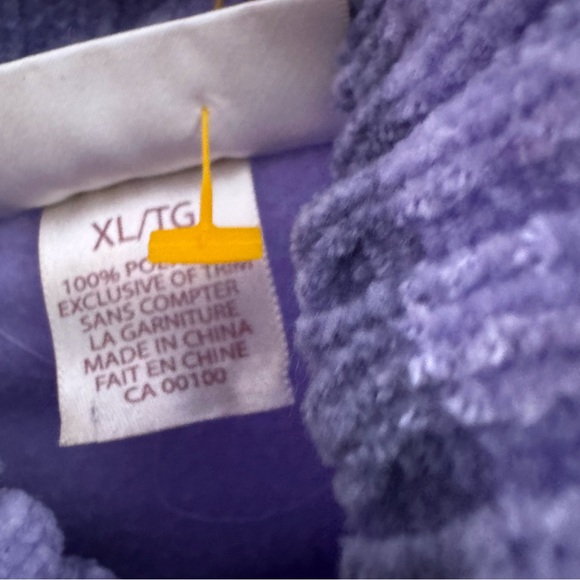 Carroll reed sweater turtleneck lilac purple snowflake bling diamond crystals - Picture 5 of 8